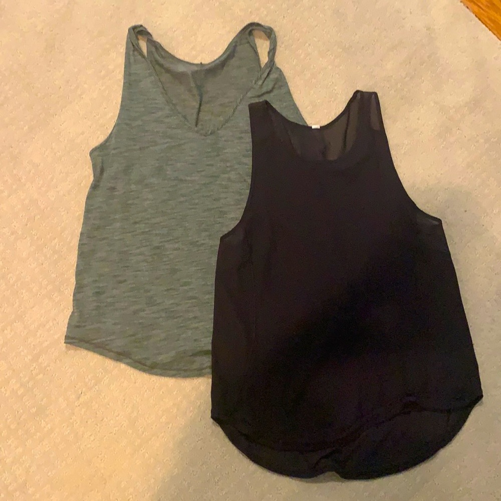 2 size 8 lululemon tanks